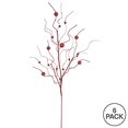 thumbnail image 3 of Vickerman QG164303 Red Ball Glitter Spray - 37 in. - 6 Per Bag, 3 of 3