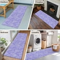 thumbnail image 5 of Kitchen Runner 2 x 6 Ft, Purple Flowers Non-Slip Residential Carpet, Spring Vintage Flowers Country Plants Indoor Crawling Mats Runner Rugs for Living Room/Dining Room/Bedroom, 5 of 8