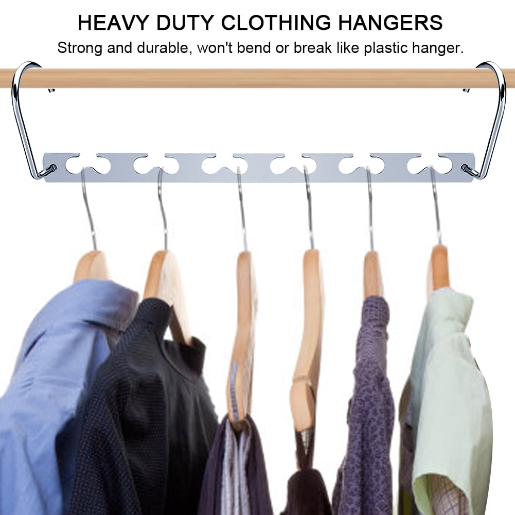 OTVIAP Heavy Duty Clothing Hangers 2Pcs 4pcs Metal Multifunctional