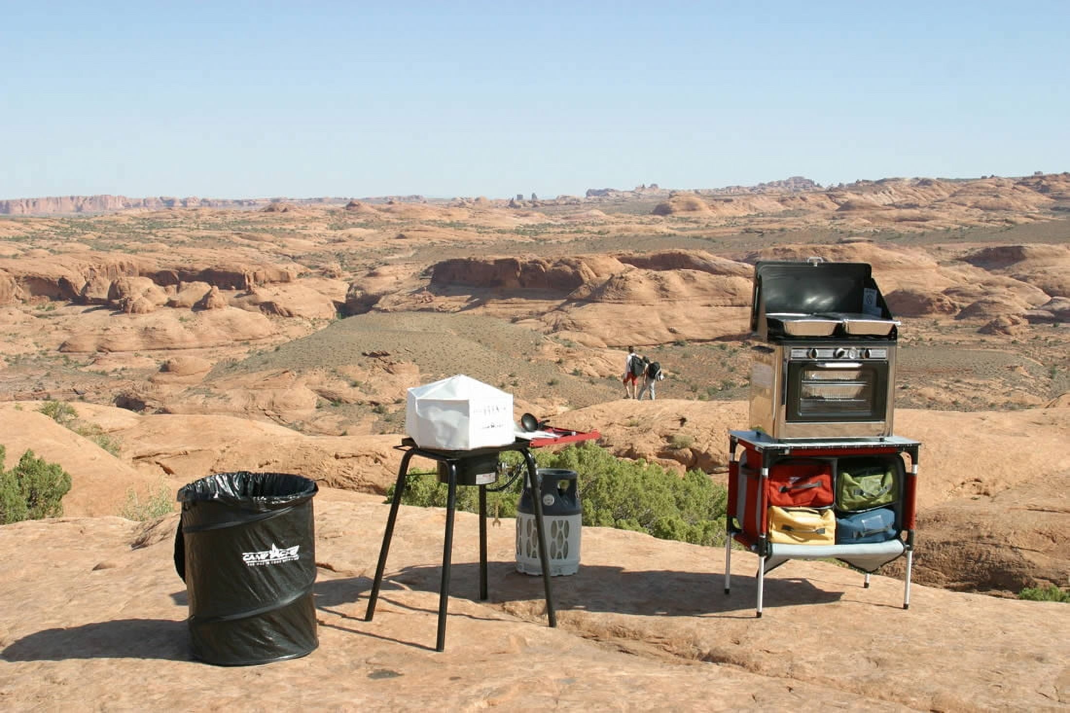 Camp Chef Spring Loaded Multi Purpose Collapsible Garbage Can - GCAN, 35 gallon Capacity