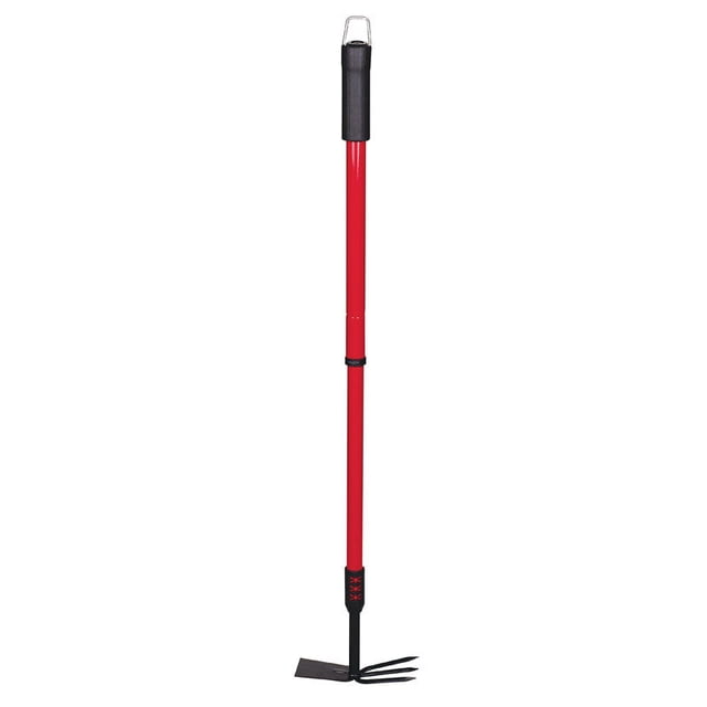 Home Rake Bond de 37 pulgadas con mango de acero y cabeza de acero de 3 puntas