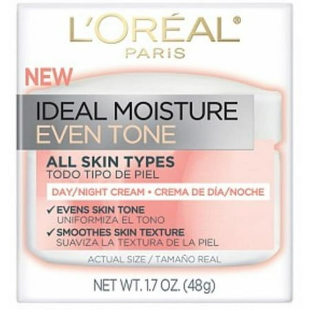 L'Oreal Idéal humidité Idéal humidité Même Crème de jour Tone 1,7 oz (pack de 2)