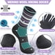 thumbnail image 2 of Medias de senderismo para mujer EBMORE de lana merina, 5 pares, talla L, 2 of 6