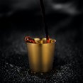 thumbnail image 4 of Taza de agua de acero inoxidable Taza aislada de doble capa Taza de café chapada en oro, 4 of 5