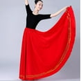 thumbnail image 2 of Adult Long Spanish Belly Dance Skirt Circle Dance Skirt Paso Doble Female, 2 of 5