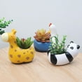 thumbnail image 1 of Cartoon Animal Panda Flowerpot Fleshy Flower Pot Decoration, 1 of 11