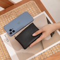 thumbnail image 4 of Monedero con cremallera, ultrafino, corto, para guardar tarjetas, monedas y llaves, 4 of 6