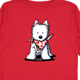 thumbnail image 4 of Inktastic Westie In Bandana Boys or Girls Long Sleeve Toddler T-Shirt, 4 of 5