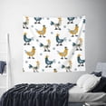 thumbnail image 6 of Balery Farm Roosters Pattern Tapestry 60x51 Inches - Large Wall Hanging Tapestry for Bedroom, Living Room, Dorm Decor - Artistic and Aesthetic Room Decor, 6 of 9