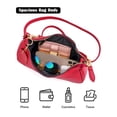 thumbnail image 6 of Gustave PU Leather Crossbody Purse for Women Crescent Shoulder Bag Small Tote Handbag Trendy Retro Underarm Evening Bags Satchel with Chain Strap - Red, 6 of 8