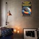 thumbnail image 2 of Placa Metal Vintage Eléctrica Pintura Hierro Rectangular Arte Pared 20x30cm, 2 of 9