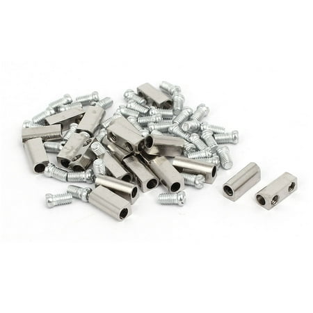 3mm Dia Brass Nickel Plated Terminal Blocks Electrical Wire Connectors