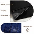 thumbnail image 4 of Rectangle Rug 2x3ft Area Rug,Navy Blue Black Striped Line Area Rugs for Living Room Bedroom,Abstract Gradient Style Floor Mat Non-Slip Non-Shedding Carpet Indoor Accent Rugs, 4 of 9