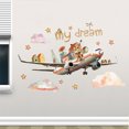 thumbnail image 3 of Pegatinas de pared Advancent avión de dibujos animados HA075036-02, 3 of 6