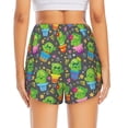 thumbnail image 2 of Lsque Cactus In Pots Printed Women's Running Shorts with Liner Pockets,Elastic Quick Dry Workout Athletic Gym Yoga Shorts,Womens High Waist Shorts-Medium, 2 of 9