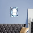 thumbnail image 4 of Handicrafts Home Photo Frame Blue White Bone Mosaic Moroccan Picture Frames - 4x6, Star, 4 of 5
