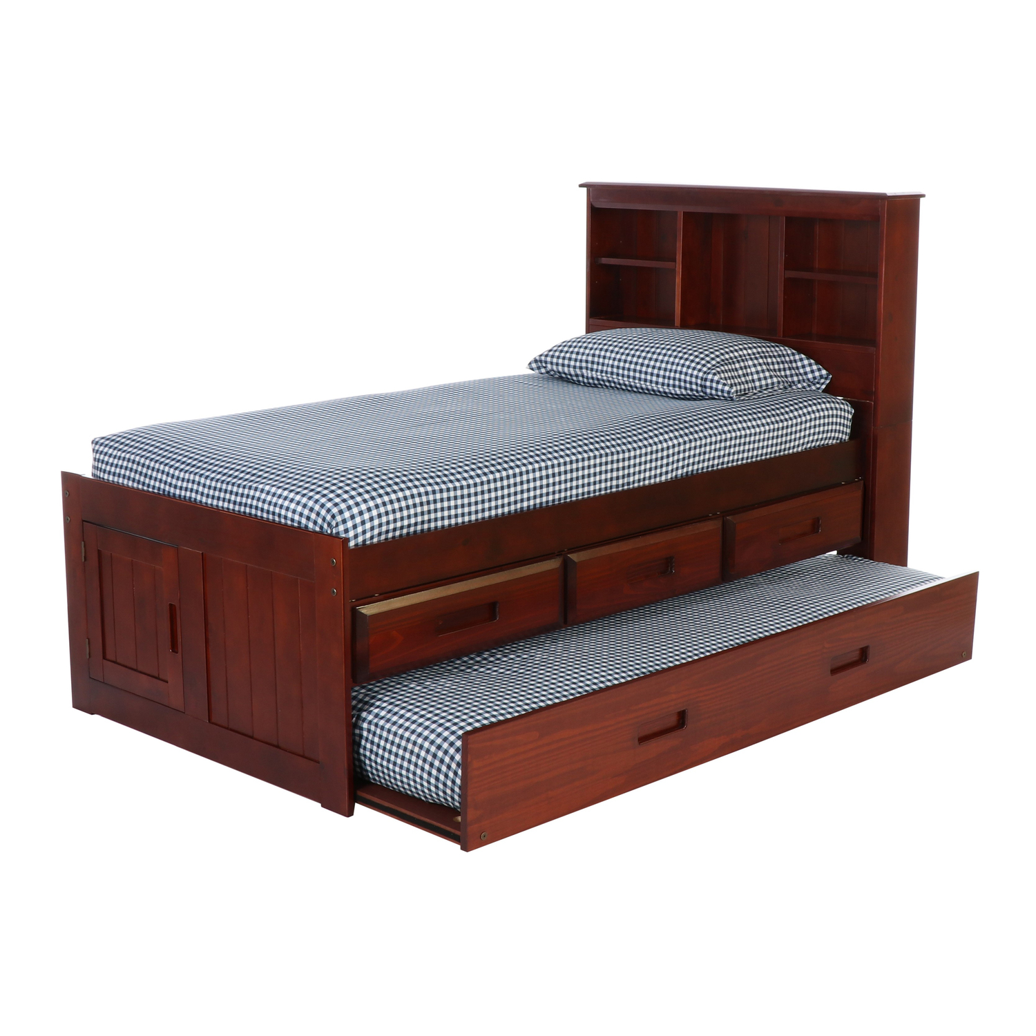 OS Home and Office Furniture Model 2820K3KD Solid Pine Twin Captains