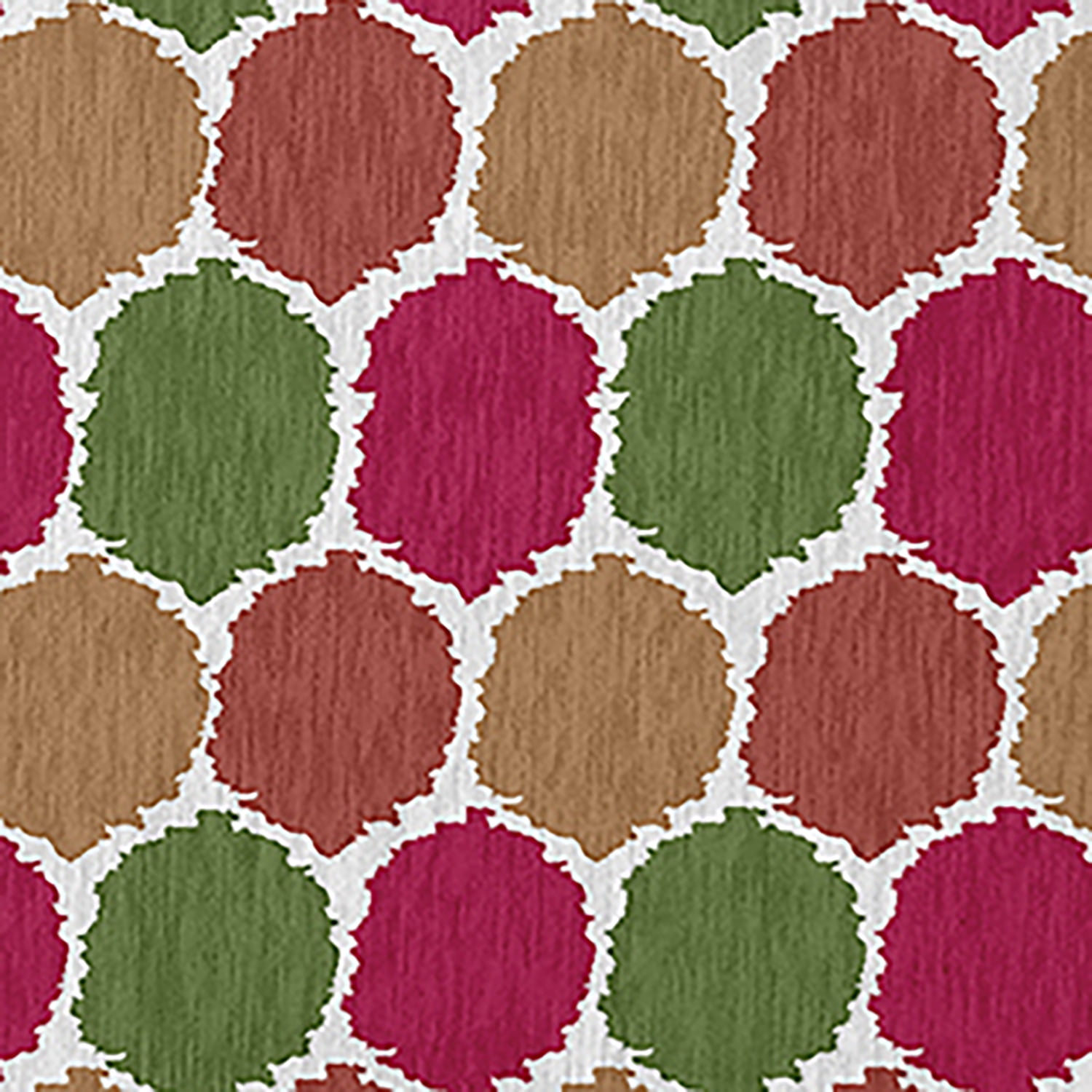 Simply Daisy 3' x 5' Burnt Orange Geometric Rug