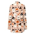 thumbnail image 3 of Women's Halloween Cardigan Sweater Fall Long Sleeve Open Front Casual Loose Fit Top for Women Comfortable Stylish Outwear, 3 of 4