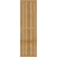 thumbnail image 2 of 21 1/2"W X 74"H Timbercraft Four 5 3/8" Boards Framed Board-N-Batten Shutters, Rough Sawn Western Red Cedar (Per Pair), 2 of 13