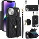 thumbnail image 1 of iPhone 15 RFID Para Que Bloquea la Funda Protectora para Billetera, Funda Tapa Magnética, Bolsillo con Ranuras para Múltiples Tarjetas con Correa para el Hombro y Correa para la Muñeca Desmontables, 1 of 7