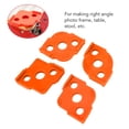 thumbnail image 4 of 4 Pcs Gabarits de Jig Routeur R Gabarits de Coin pour Menuiserie, 4 of 8
