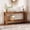 Brown with wood grain, variant on Danolapsi 63 Inch Long Sofa Table Behind Couch, Narrow Console Table for Entryway with 2-Tier Storage, 31.9" Tall Slim Hallway Table for Living Room, Farmhouse Wooden Entry Table