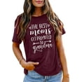 thumbnail image 3 of VILOVE The Best Moms Get Promoted to Grandma T Shirt Graphic Tees Women Grandma Gift Shirt, 3 of 11