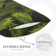thumbnail image 5 of Balery Tropical Palm Leaves Fern Leaf Bedding Queen Pillow Cases - Envelope Closure - Soft Brushed Microfiber Fabric - Shrinkage and Fade Resistant Pillow Cases-16"x24", 5 of 9