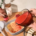 thumbnail image 3 of Beautiful 2.5 Qt Glass Mixing Bowl with Handle by Drew Barrymore, 3 of 5