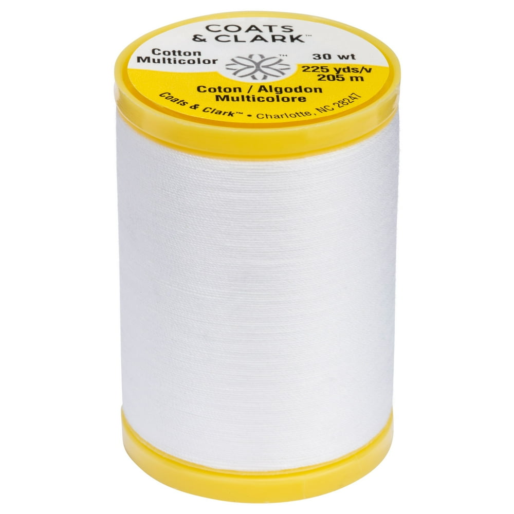 Coats General Purpose Cotton Thread 225ydWhite