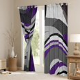 thumbnail image 3 of Feelyou Vintage Art Circle Curtains (2, 52x84), Kids Abstract Minimalism, 3 of 6