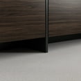 thumbnail image 4 of KULAGAGA Modern 95.1" TV Stand with 4 Flip-Down Storage Drawers, Dark Brown Media Console for Entertainment, 4 of 8