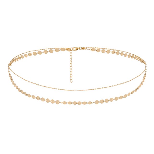 Cadena de cinturo Hippie Cinturón de cinturo Del Vientre Cinturones de Playa Cadenas de Cuerpo de Múltiples Capas Joyería para Mujeres Niñas (70 Cm, 2 , dorado Fernando Cadena del cuerpo del bikini de las mujeres