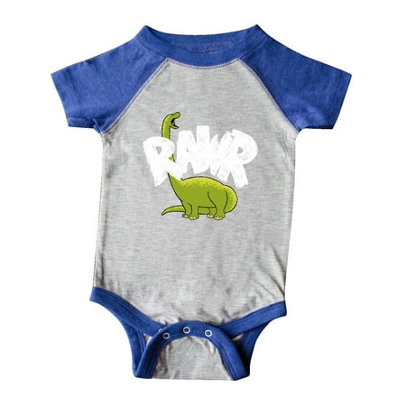 

Inktastic Lil Green Bronto Rawr!! Gift Baby Boy or Baby Girl Bodysuit