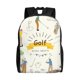 thumbnail image 1 of Fotbe Golf Icons And Golfer Mochila de Viaje para Laptop, Mochila Ejecutiva Delgada y Resistente 15.6", 1 of 8