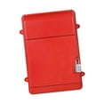 thumbnail image 2 of Abbracc Boîte aux Lettres Murale Multifonctionnelle Verrouillable Grande Capacité Rouge, 2 of 9