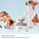 thumbnail image 5 of Spiller de comida lenta para mascotas, juguete para perros, catapulta, alimentador de prensa para mascotas, suministros para mascotas (blanco) Likrtyny Libre de BPA, 5 of 7
