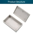 thumbnail image 2 of HUGFEGWE 8Pcs ABS Plastic Junction Box Dustproof Universal Electrical Junction Project Box Enclosure 2.72" x 1.65" x 0.69" U2536-18911, 2 of 9