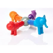 SmartMax My First Safari Animals STEM Magnetic Discovery Building Set with Soft Animals for Ages 1-5