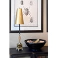 thumbnail image 2 of Lucas McKearn Noma Luxe Metal Buffet Lamp with Silver Accents in Black/Gold, 2 of 2