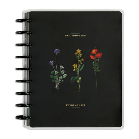 UPC: 0673807665293 | Happy Planner Dated 12 Month Planner  Jan 2023 – Dec 2023  Vertical Layout  Deep Botanicals Theme  Classic Sized 7” x 9.25”
