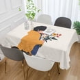 thumbnail image 2 of Yayeee Tablecloths 54" x 54" Rectangle Wrinkle Resistant Party Table Cover, Cartoon Flowers, 2 of 8