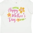thumbnail image 4 of Inktastic Happy Mothers Day with Flowers Boys or Girls Toddler T-Shirt, 4 of 5