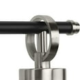 thumbnail image 6 of Cassell Collection Three-Light Brushed Nickel Matte Black Luxe Industrial Bath & Vanity Light, 6 of 13
