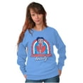 thumbnail image 3 of Betty Boop Cartoon American Beauty Women Crewneck Sweatshirt Brisco Brands S, 3 of 6
