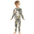 thumbnail image 6 of FORMRS Long Sleeve Top and Pants Pajama Set for Niños 2-Piece Sleepwear, Sizes 18M-8Y, Cute Ghosts, 6 of 6