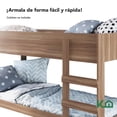 thumbnail image 3 of Litera Doble Individual Base Cama KingsHouse Desmontable cafe Individual, 3 of 7