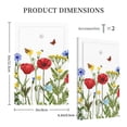 thumbnail image 3 of Fotbe Wild Herbs Print Duplex Receptacle Wall Plate, 1-Gang 5.0" x3.0" Wall Outlet Covers, Dual Outlet Faceplates Covers, Color-matched Screws Included-Style V, 3 of 6