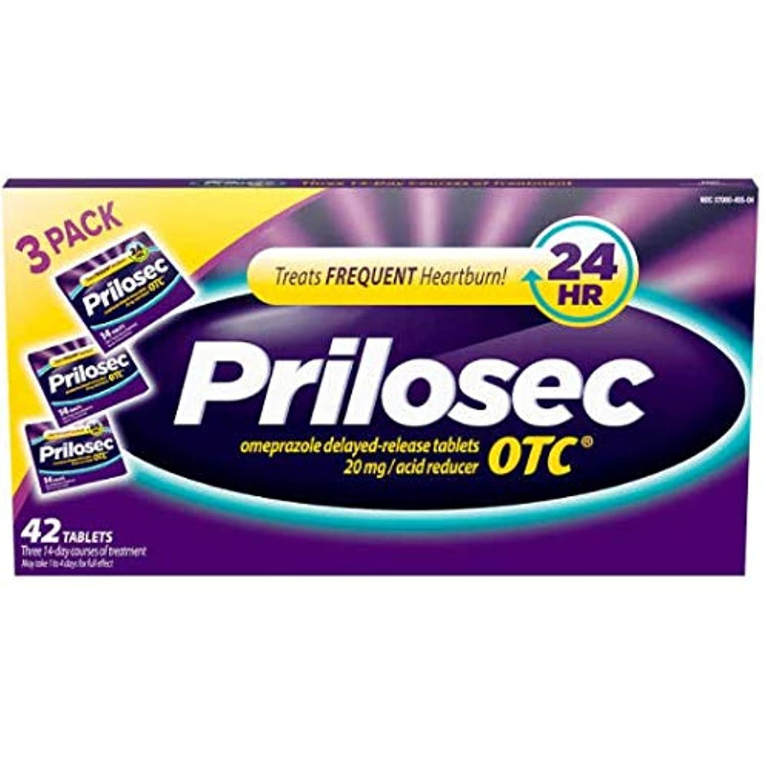 Prilosec OTC Acid Reducer, DelayedRelease Tablets, 42 Count
